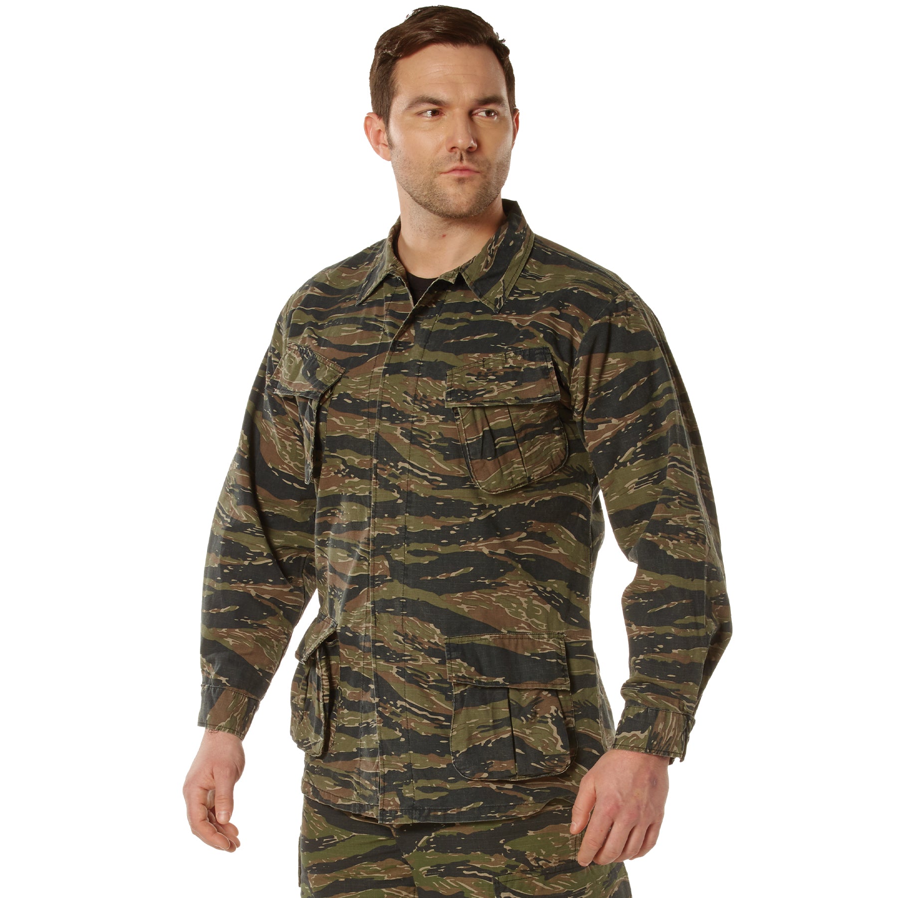 Vintage Vietnam Fatigue Rip-Stop Shirt